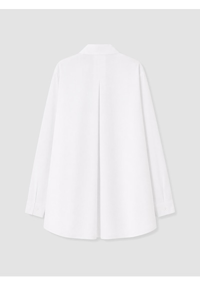 LC Waikiki Lc Waıkıkı Beyaz Oversize Poplin Kadın Gömlek Tunik