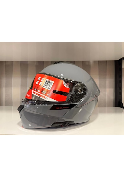 Mt Helmets Mt Genesis Sv A12 Çene Açılır Motosiklet Kaskı Nardo Gri