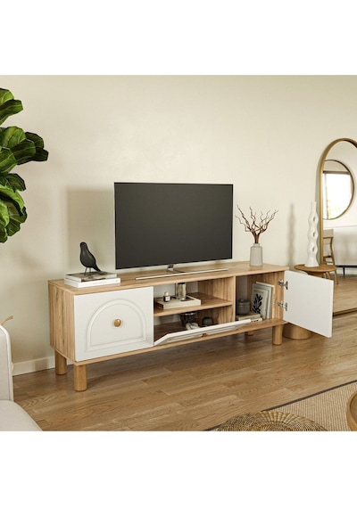 Bohem Tv Ünitesi 180 Cm Mdf N Kapak Çizgili Atlantik Çam
