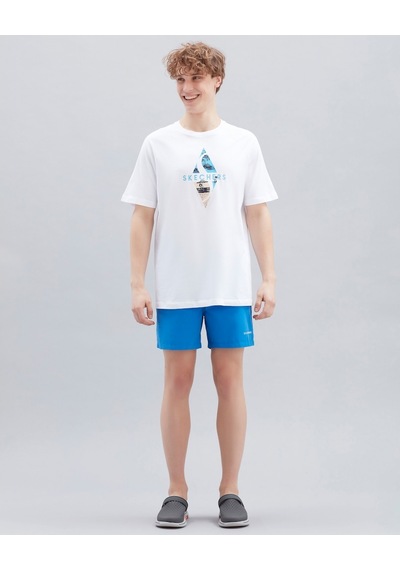 Skechers Swimwear M 5 Inch Swimshort Erkek Mavi Deniz Şortu S211654-400