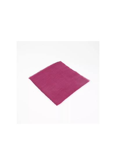 Flamlı Pamuklu Eşarp 96x96 Cm. Mor Mor