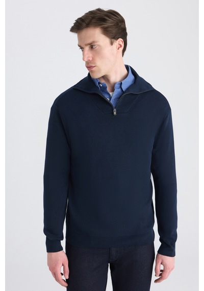 Twn Slim Fit Lacivert Kazak 5ec065711207m Çok Renkli