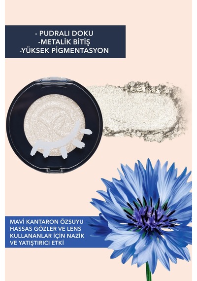 Yves Rocher Tekli Far-27. Metalik Beyaz -1.9gr-51900 27 Metalik Beyaz