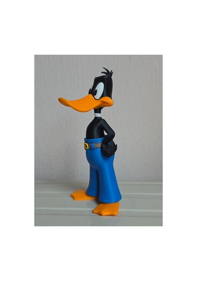 Pantolonlu Duffy Duck Figür 20cm-3d Baskı-kolleksiyonluk Biblo