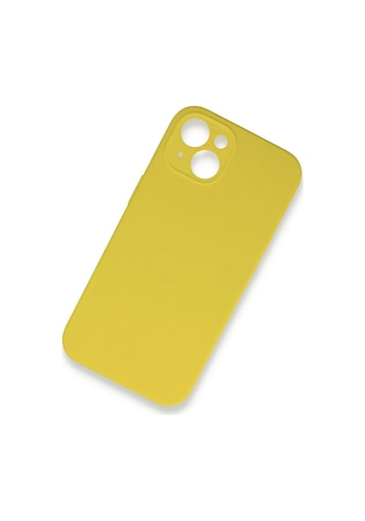 Uray Store Apple iPhone Uyumlu  13 Mini Kılıf Lansman Legant Silikon - Sarı