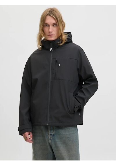 Jack & Jones Jack&jones Jjthatcher Softshell Erkek Mont 12279288 Siyah