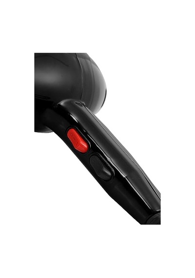 Alman 3600 Watt Profesyonel Saç Kurutma Makinesi Fön Makinesi Ac Motor Ms-9001 Siyah + 2 Adet Başlık