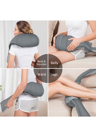 Snailax Isı İle Akülü Shiatsu Boyun Sırt Masajı, Omuz Masajı, Boyun Ve Sırt Ağrısını Gidermek İçin Taşınabilir Şarj Edilebilir Masajlar, Elektrikli Masaj Aleti Snailax Isı İle Akülü Shiatsu Boyun Sırt Masajı, Omuz Masajı, Boyun Ve Sırt Ağrısını Gidermek İçin Taşınabilir Şarj Edilebilir Masajlar, Elektrikli Masaj Aleti