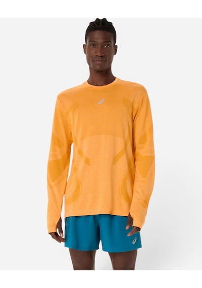 Asics Road Seamless Ls Top Erkek Sarı Uzun Kollu Tshirt 2011d356-800
