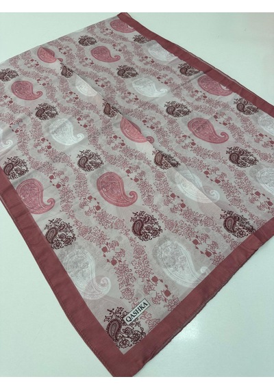 Qashka Soft Pamuklu Şal Etro Desen Lbd1415-43983 Çok Renkli