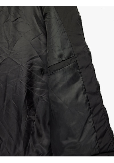 Koton Fermuarlı Cep Detaylı Slim Fit Dik Yaka Kolsuz Şişme Yelek Siyah 6wam20110hw Siyah