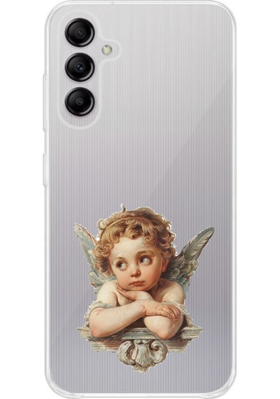 Samsung Galaxy A14 Uyumlu Cupid's Dream Eros Un Rüyası Baskılı Silikon Kılıf Renkli