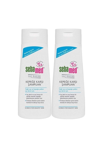Şampuan 400ml Kepeğe Karşı Ve Yağlı Saç Tipleri İçin 2 Li Set