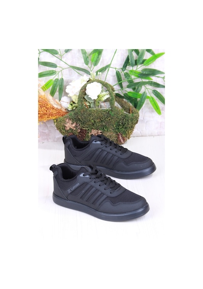 Fort 4189 Luttoon Comfort Taban Rahat Esnek Yumuşak Erkek Spor Ayakkabı Siyah