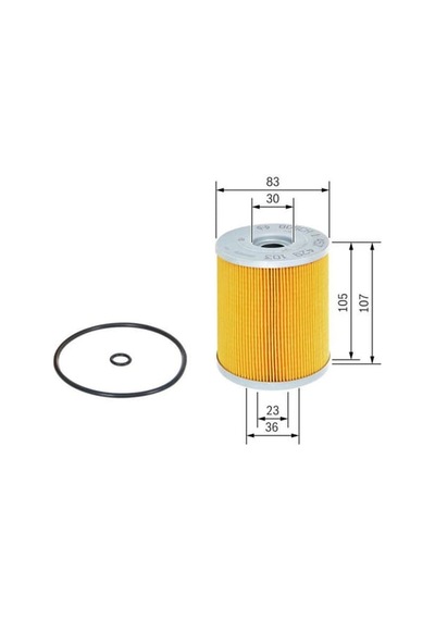 BOSCH 1457429103 Yağ Filtresi Sharan 2.8 Vr6 95- 2.5D 2.5 Td