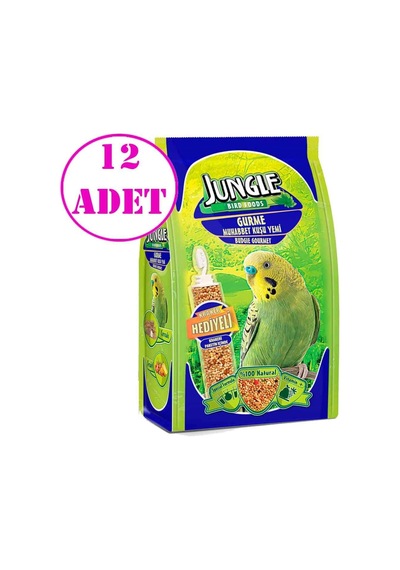 Jungle Gurme Muhabbet Yemi 400 Gr-Kraker Hediyeli 12 AD