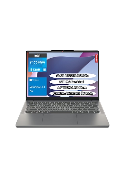 Lenovo IdeaPad Slim 3 14IRH10 83K00028TRWZ3 i5-13420H 16 GB 1 TB SSD 14" W11P Dizüstü Bilgisayar