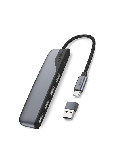 4 Port Usb-c To Usb Hub Type-c Usb 3.0 Çoklayıcı Laptop, Macbook, İpad Ve Pc Uyumlu