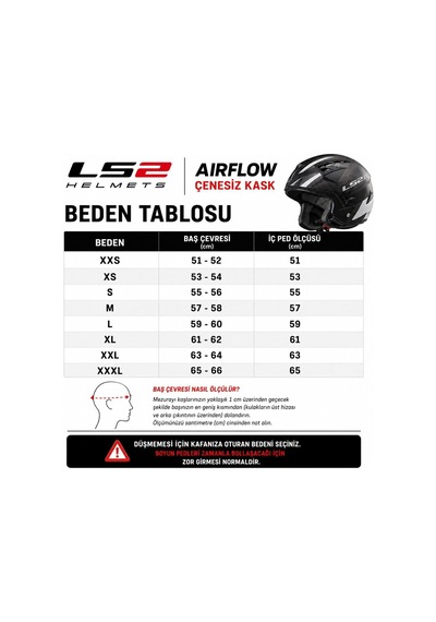 Çenesiz Kask Ls2 Aırflow 2 Mat Kum Orjinal L