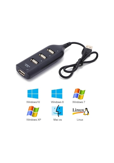 4 Port USB 2.0 Yüksek Hızlı PC Laptop Çoklayıcı Hub