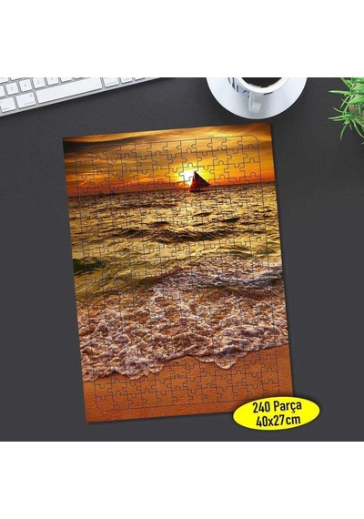 Köpüklü Sahil Dalgası 240 Parça Puzzle Yapboz Tablo-56157721