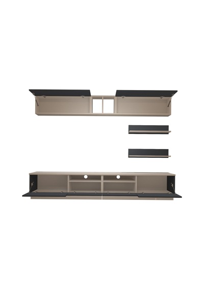 Decoraktiv Trendstyle 5220s Mdf Tv Ünitesi Tv Sehpası - Beyaz Antrasit Beyaz - Antrasit Decoraktiv Trendstyle 5220s Mdf Tv Ünitesi Tv Sehpası - Beyaz Antrasit Beyaz - Antrasit