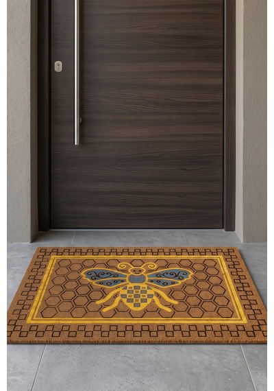 Villadia Home Textile Kapı Önü Paspası Kaymaz Taban Dekoratif Paspas Ev Giriş Antre İç Ve Dış Mekan Paspası 45x70 Cm 19ypycoco
