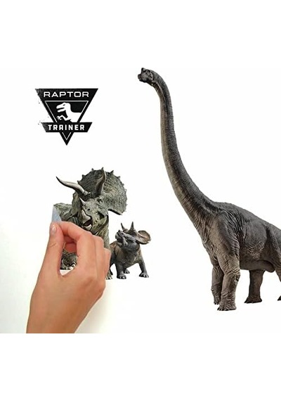 Jurassic World Fallen Kingdom Soy Ve Yapıştır Duvar Çıkartmaları, 'ten Rmk3798scs Acı Kahve