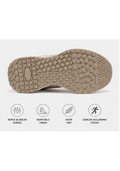 Kappa Kp-1102z Kadın Sneaker Spor Ayakkabı Bej