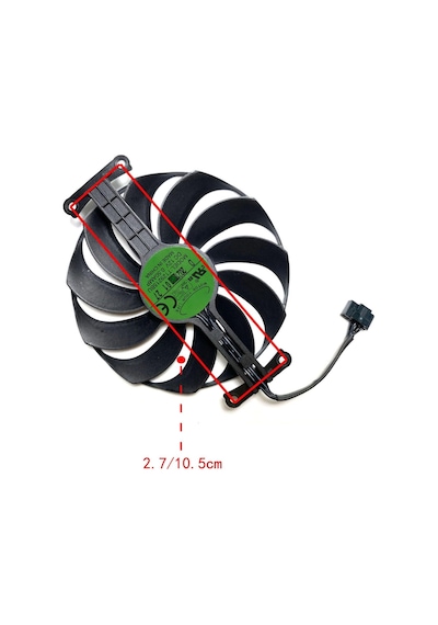95 Mm 6pın T129215su Cf1010u12d Rtx3050 Rtx3060 Phoenix Gpu Hayranları Itx Asus Phoenix Rtx 3050 3060 Grafik Kartı Yed Diğer
