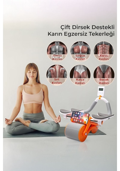 Relax Dirsek Destekli Mekik, Karın Egzersiz Aleti