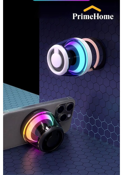 Magsafe Bluetooth Hoparlör Yüksek Ses Mini Bass Manyetik Mıknatıslı Kablosuz Speaker Ses Bombası