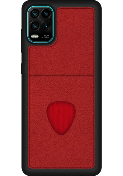 FitCase Xiaomi Mi 10 Lite Kılıf Proda Deri Tek Kartlık Cepli Kapak