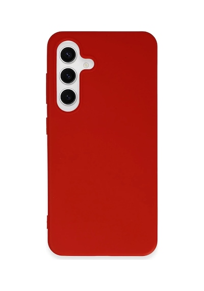 Samsung Galaxy S24 Kılıf First Silikon - Kırmızı 0.2M-Çok Renkli