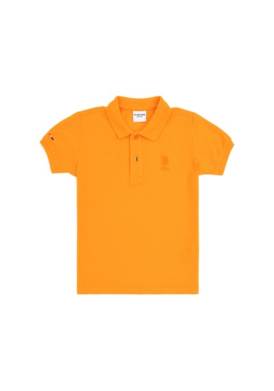 U.S. Polo Assn. Erkek Çocuk Turuncu Basic Polo Yaka Tişört 50279572-VR051 U.S. Polo Assn. Erkek Çocuk Turuncu Basic Polo Yaka Tişört 50279572-VR051