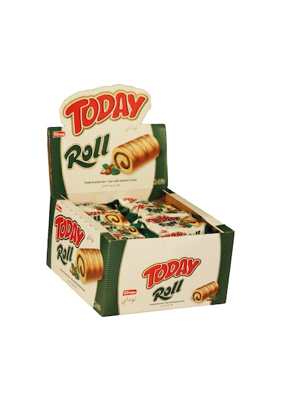 Today Swiss Roll Fındık Kremalı Kek 35 Gr 24 Adet (1 Kutu)
