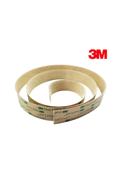 Sj4570 Şeffaf Cırt Dual Lock Yapışkanlı Cırt 1000 Kez Açılıp Kapanabilir 25mm X75cm