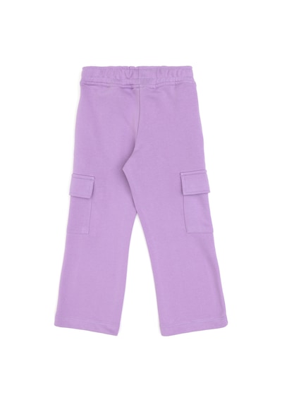 U.S. Polo Assn. Kız Çocuk Lila Cep Detaylı Parlak Baskılı Eşofman Altı 50316892-VR034