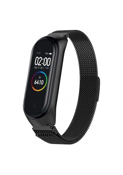 Xiaomi Mi Band 5 Mi Band 6 Tme Metal Hasır Kordon Kayış