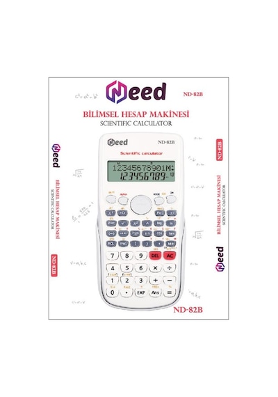 Need Nd-82b Beyaz 240 Fonksiyonlu Bilimsel Hesap Makinesi Beyaz