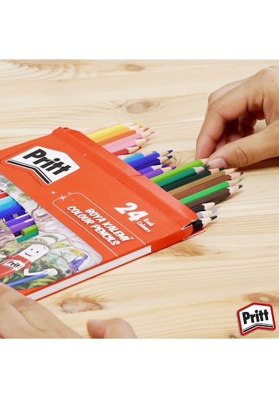 Pritt 1221351 Uzun Kuru Boya 24'lü