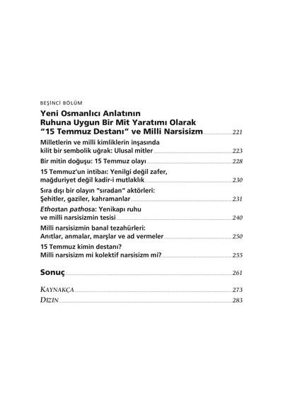 Yeni Osmanlıcılık: Hınç, Nostalji, Narsisizm