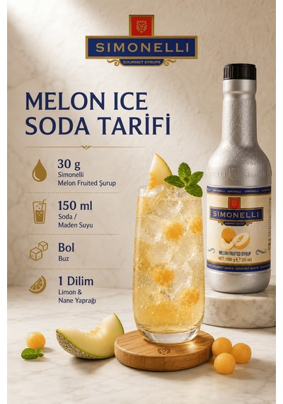 Simonelli Kavun Frozen Meyve Püresi 1 KG