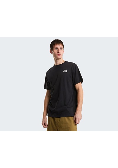 The North Face M Vertical Regular Erkek Outdoor Tişörtü Nf0a8gv1jk31 Siyah