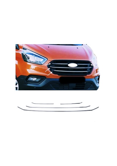 Ford Custom Krom Ön Panjur 4 Prç P.çelik 2018 Ve Üzeri