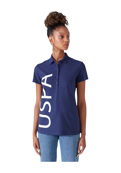 U.S. Polo Assn. Kadın Polo Yaka Tişört Lacivert
