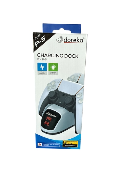 Doreka Ps5 Dualsense Şarj Istasyonu Playstation 5 Uyumlu Charging Station Tp5-0515b Beyaz