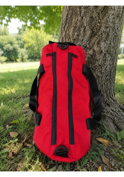 Newfull Sport Ayakkabı Bölmeli Astarlı Su Geçirmez Seyahat Ve Spor Çantası-orta Boy Kırmızı