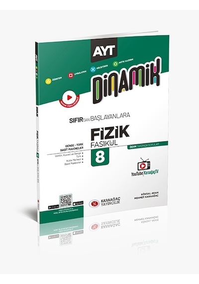 Karaağaç Yayınları Dinamik AYT Fizik Fasikülleri 8