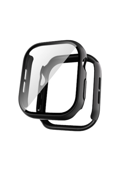 Watch 10 42mm Sert Pc Kasa Ve Ekran Koruyucu Nrtk Watch Gard 35 - Yeşil